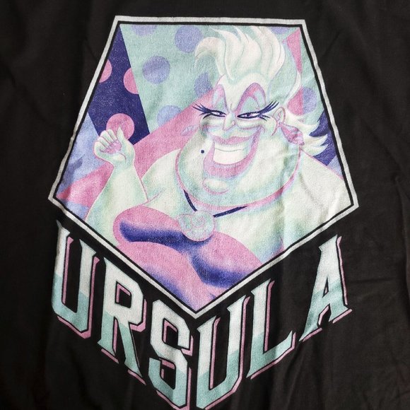 Disney Big & Tall Villains Ursula Pentaneon Men's Short Sleeve Tee Shirt XXLT - Picture 4 of 8